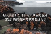 把天美影视当作日常工具后的感受：常见问题与应对方式的整理记录