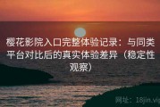 樱花影院入口完整体验记录：与同类平台对比后的真实体验差异（稳定性观察）