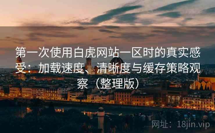 第一次使用白虎网站一区时的真实感受:加载速度、清晰度与缓存策略观察(整理版) 第一次使用白虎网站一区时的真实感受:加载速度、清晰度与缓存策略观察(整理版)