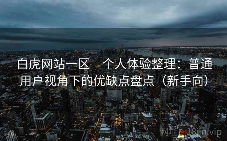 白虎网站一区｜个人体验整理：普通用户视角下的优缺点盘点（新手向）