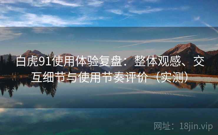 白虎91使用体验复盘:整体观感、交互细节与使用节奏评价(实测) 白虎91使用体验复盘:整体观感、交互细节与使用节奏评价(实测)